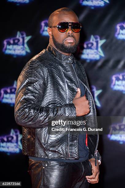 Maitre Gims attends the 18th NRJ Music Awards at Palais des Festivals on November 12, 2016 in Cannes, France.