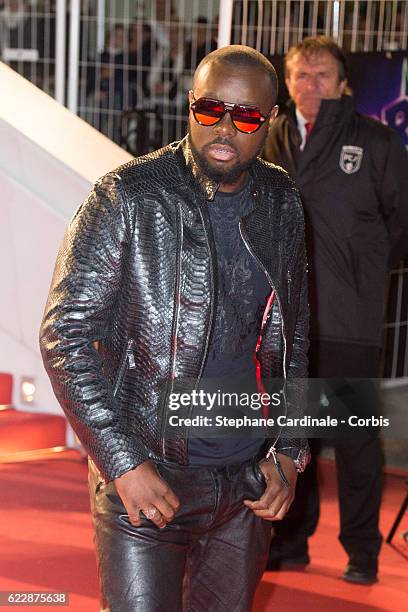 Maitre Gims attends the 18th NRJ Music Awards at Palais des Festivals on November 12, 2016 in Cannes, France.