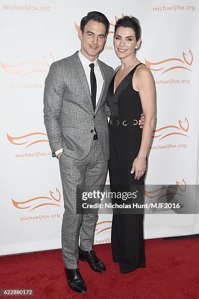 Lawyer Keith Lieberthal and actress Julianna Margulies attend Michael J. Fox Foundation's 'A Funny Thing Happened On The Way To Cure Parkinson's'...