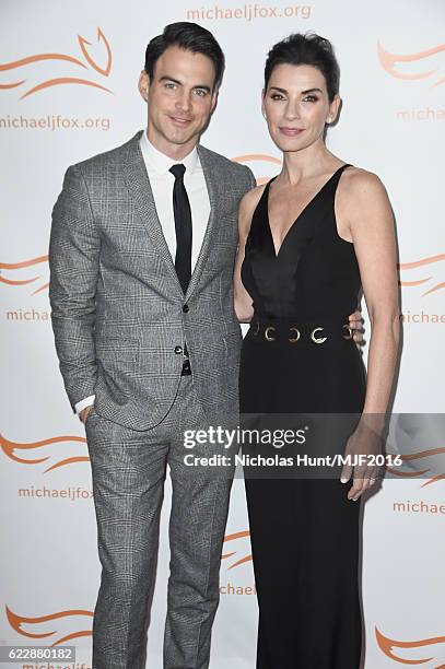 Lawyer Keith Lieberthal and actress Julianna Margulies attend Michael J. Fox Foundation's 'A Funny Thing Happened On The Way To Cure Parkinson's'...