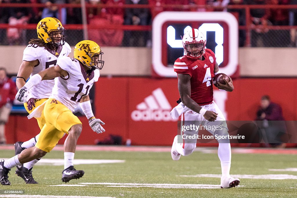 NCAA FOOTBALL: NOV 12 Minnesota at Nebraska