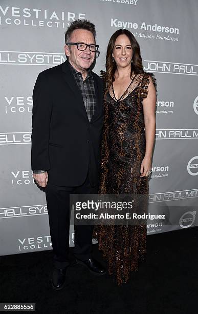 Actor Tom Arnold and Ashley Groussman attend the 5th Annual Baby2Baby Gala at 3LABS on November 12, 2016 in Culver City, California.
