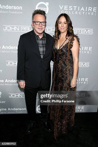 Actor Tom Arnold and Ashley Groussman attend the Fifth Annual Baby2Baby Gala, Presented By John Paul Mitchell Systems at 3LABS on November 12, 2016...