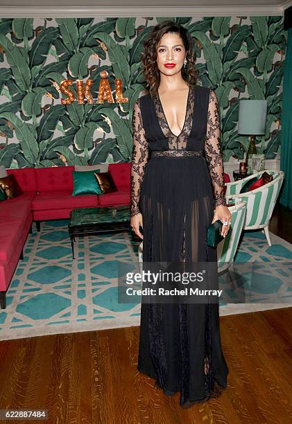Camila Alves attends as The Weinstein Company celebrates the cast and filmmakers of "Sing Street," "Lion," "The Founder" and "Gold" at the private...