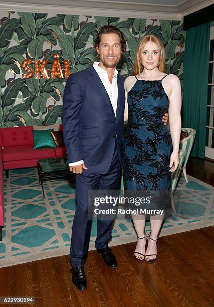 Actors Matthew McConaughey and Bryce Dallas Howard attend as The Weinstein Company celebrates the cast and filmmakers of "Sing Street," "Lion," "The...