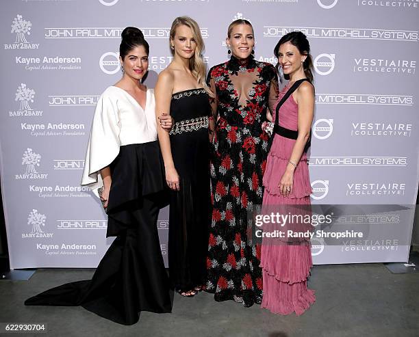 Actress Selma Blair, co-president of Baby2Baby Kelly Sawyer Patricof, actress Busy Philipps and co-president of Baby2Baby Norah Weinstein attend the...