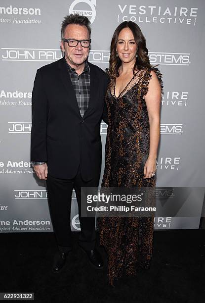 Actor Tom Arnold and Ashley Groussman attend the Fifth Annual Baby2Baby Gala, Presented By John Paul Mitchell Systems at 3LABS on November 12, 2016...