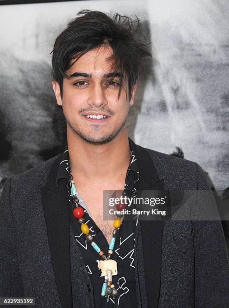 Actor Avan Jogia attends 'Hindsight Is 30/40 - A Group Photographer Exhibition' at The Salon at Automatic Sweat on November 12, 2016 in Los Angeles,...