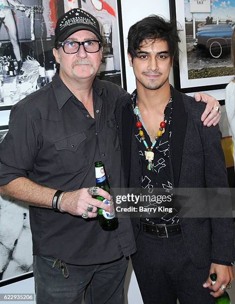Casting director John Papsidera and actor Avan Jogia attend 'Hindsight Is 30/40 - A Group Photographer Exhibition' at The Salon at Automatic Sweat on...