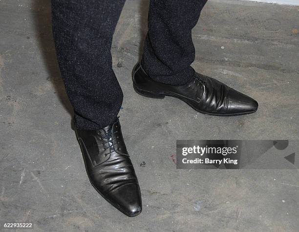 Actor Avan Jogia, shoe detail, attends 'Hindsight Is 30/40 - A Group Photographer Exhibition' at The Salon at Automatic Sweat on November 12, 2016 in...