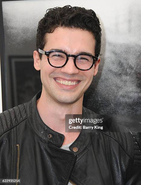 Actor Steven Strait attends 'Hindsight Is 30/40 - A Group Photographer Exhibition' at The Salon at Automatic Sweat on November 12, 2016 in Los...