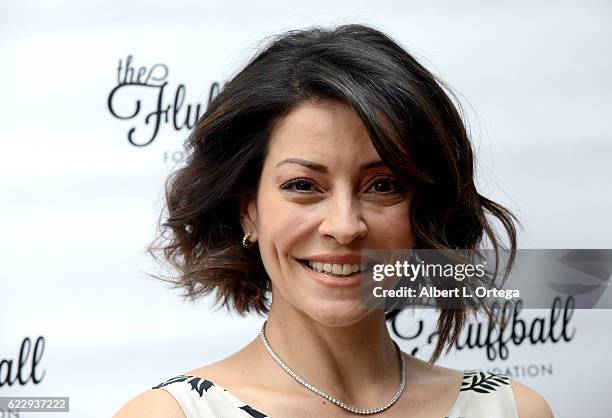 Actress Emmanuelle Vaugier at the 2016 Fluffball Event held at The Little Door on November 12, 2016 in Los Angeles, California.
