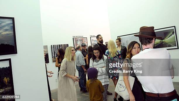 General view of atmosphere at 'Hindsight Is 30/40 - A Group Photographer Exhibition' at The Salon at Automatic Sweat on November 12, 2016 in Los...