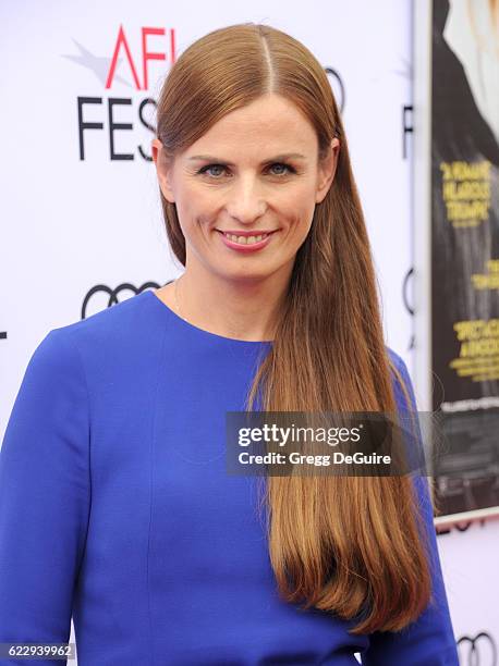 Producer Janine Jackowski arrives at the AFI FEST 2016 Presented By Audi -Screening Of Sony Pictures Classic's "Toni Erdmann" at the Egyptian Theatre...