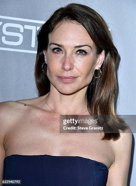 Claire Forlani arrives at the 5th Annual Baby2Baby Gala at 3LABS on November 12, 2016 in Culver City, California.
