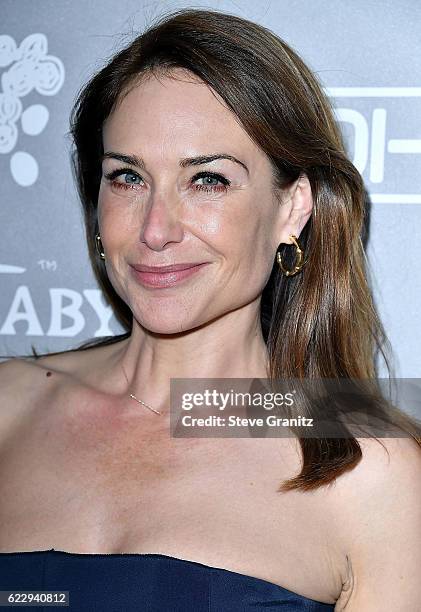 Claire Forlani arrives at the 5th Annual Baby2Baby Gala at 3LABS on November 12, 2016 in Culver City, California.