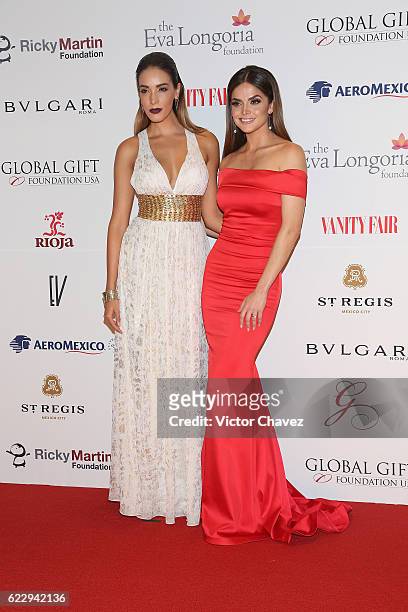 Carolina Moran and Marisol Gonzalez attend the Global Gift Gala Mexico City at Torre Virrelles on November 12, 2016 in Mexico City, Mexico.