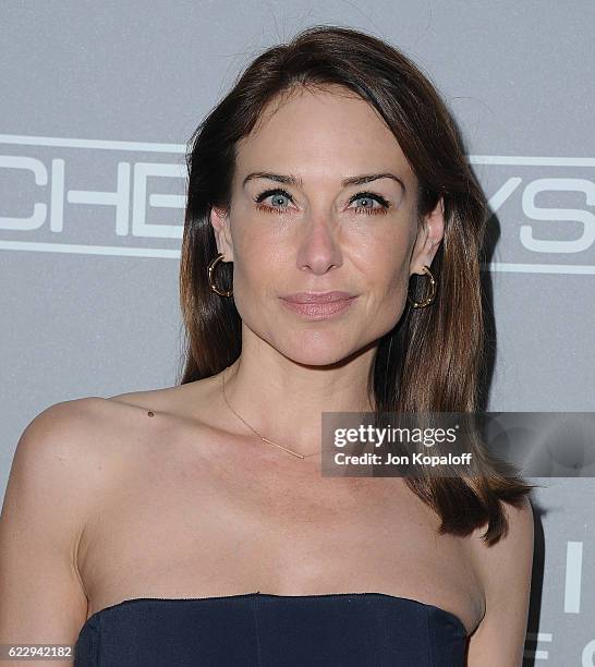 Actress Claire Forlani arrives at the 5th Annual Baby2Baby Gala at 3LABS on November 12, 2016 in Culver City, California.