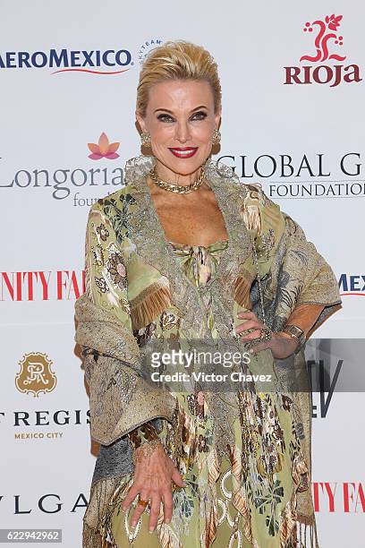 Raquel Bessudo attends the Global Gift Gala Mexico City at Torre Virrelles on November 12, 2016 in Mexico City, Mexico.