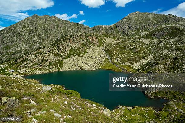 la glere lake, hautes pyrenees, france - hautes pyrenees stock pictures, royalty-free photos & images