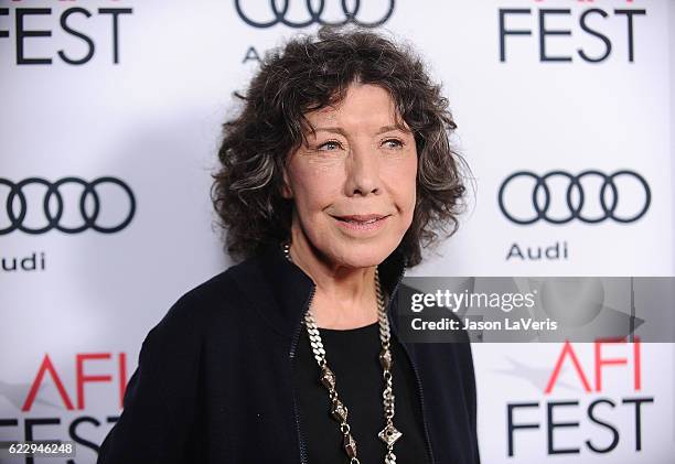 Actress Lily Tomlin attends Cinema's Legacy conversation for "Flirting with Disaster" at the 2016 AFI Fest at TCL Chinese 6 Theatres on November 11,...