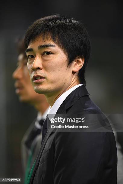 Fukuoka SoftBank Hawks pitcher Tsuyoshi Wada is seen prior to the international friendly match between Netherlands and Japan at the Tokyo Dome on...