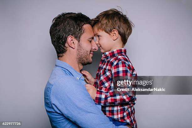 padre e figlio  - child isolated foto e immagini stock