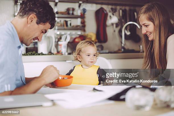 lunch time - bib stock pictures, royalty-free photos & images