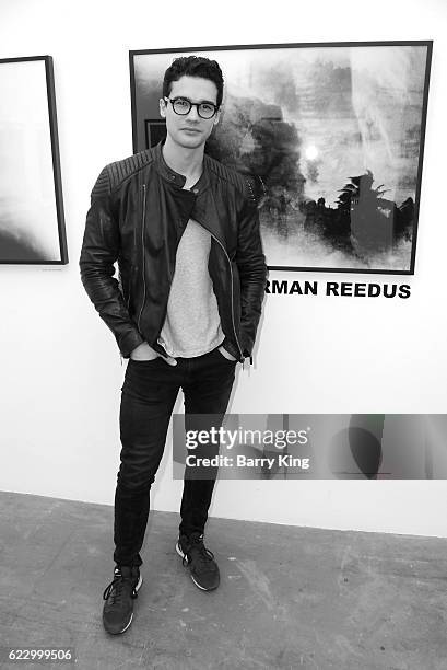 Actor Steven Strait attends 'Hindsight is 30/40 - A Group Photographer Exhibition' at The Salon at Automatic Sweat on November 12, 2016 in Los...