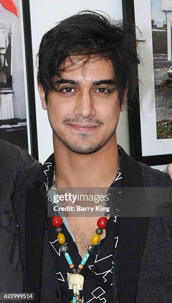 Actor Avan Jogia attends 'Hindsight is 30/40 - A Group Photographer Exhibition' at The Salon at Automatic Sweat on November 12, 2016 in Los Angeles,...