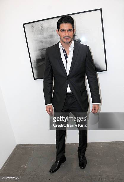 Actor Pepe Gamez attends 'Hindsight is 30/40 - A Group Photographer Exhibition' at The Salon at Automatic Sweat on November 12, 2016 in Los Angeles,...
