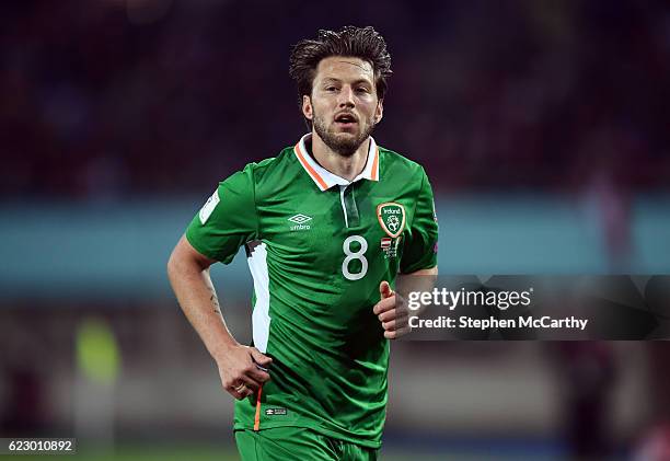 Vienna , Austria - 12 November 2016; Harry Arter of Republic of Ireland during the FIFA World Cup Group D Qualifier match between Austria and...