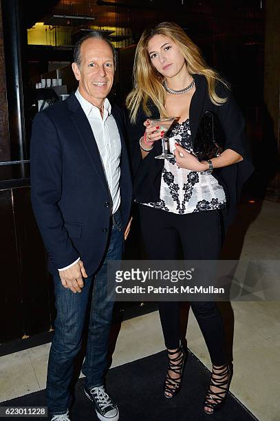 Michael Halsband and Vajra Kingsly attend The Warhol Dinner @ MR CHOW at Mr Chow in Tribeca on November 12, 2016 in New York City.