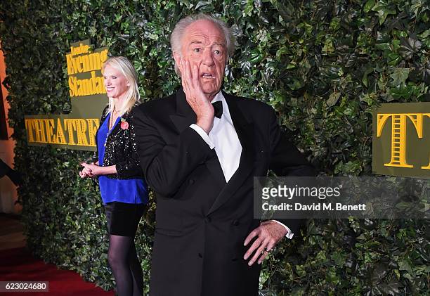 Anneka Rice and Sir Michael Gambon arrive at The 62nd London Evening Standard Theatre Awards, recognising excellence from across the world of theatre...