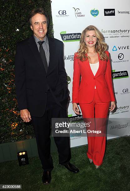 Actor Kevin Nealon and wife/actress Susan Yeagley arrive for Farm Sanctuary's 30th Anniversary Gala held at the Beverly Wilshire Four Seasons Hotel...