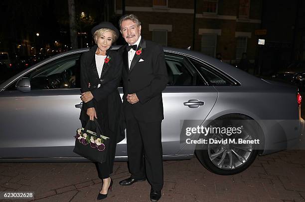 Zoe Wanamaker and Gawn Grainger arrive in an Audi at The London Evening Standard Theatre Awards at The Old Vic Theatre on November 13, 2016 in...