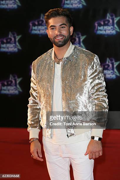 Kendji Girac arrives at the 18th NRJ Music Awards at the Palais des Festivals on November 12, 2016 in Cannes, France.