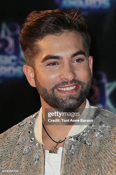 Kendji Girac arrives at the 18th NRJ Music Awards at the Palais des Festivals on November 12, 2016 in Cannes, France.