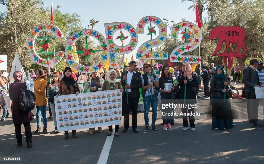 Demonstration in Marrakech