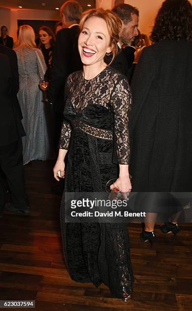 Daisy Lewis attends a cocktail reception at The 62nd London Evening Standard Theatre Awards, recognising excellence from across the world of theatre...