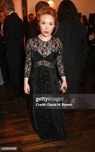 Daisy Lewis attends a cocktail reception at The 62nd London Evening Standard Theatre Awards, recognising excellence from across the world of theatre...