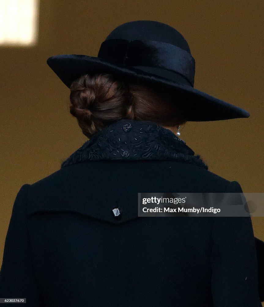 The Royal Family Lay Wreaths At The Cenotaph On Remembrance Sunday