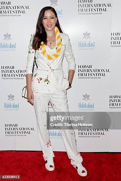 Qi Qi attends the Hawaii International Film Festival 2016 at the Dole Cannery Theaters on November 12, 2016 in Honolulu, Hawaii.