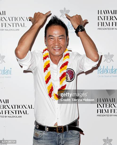 Simon Yam attends the Hawaii International Film Festival 2016 at the Dole Cannery Theaters on November 12, 2016 in Honolulu, Hawaii.