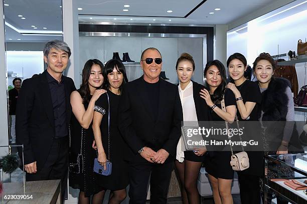 Michael Kors and guests attend the Michael Kors Cheongdam Flagship Store Opening Cocktail Party on November 12, 2016 in Seoul, South Korea.