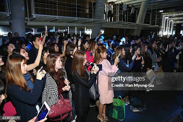 General view of the atmosphere at the Michael Kors Cheongdam Flagship Store Opening Cocktail Party on November 12, 2016 in Seoul, South Korea.