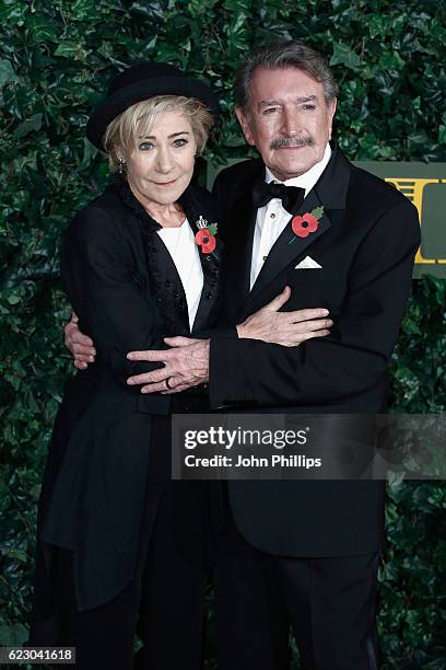 Zoe Wanamaker and Gawn Grainger attend The London Evening Standard Theatre Awards at The Old Vic Theatre on November 13, 2016 in London, England.