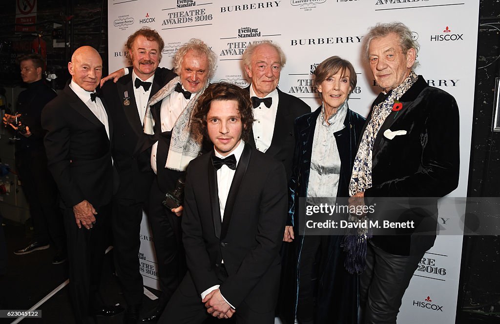 The 62nd London Evening Standard Theatre Awards - Winners Boards