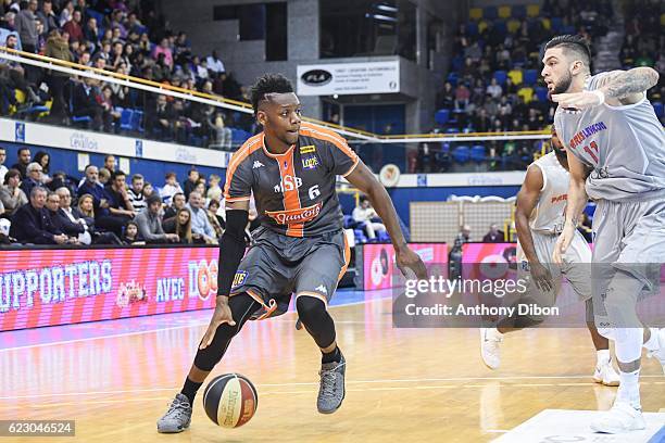 Wilfried Yeguete of Le Mans during the Pro A League match between Paris Levallois and Le Mans on November 13, 2016 in Paris, France.