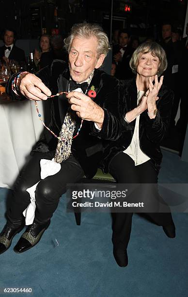 Sir Ian McKellen and Dame Maggie Smith attend the 62nd London Evening Standard Theatre Awards, recognising excellence from across the world of...